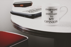 opinion mug