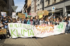 Fridays for Future Demonstration; Pixabay License (freie kommerzielle Nutzung, kein Bildnachweis nötig); https://pixabay.com/de/photos/klimawandel-klima-strike-proteste-4552316/